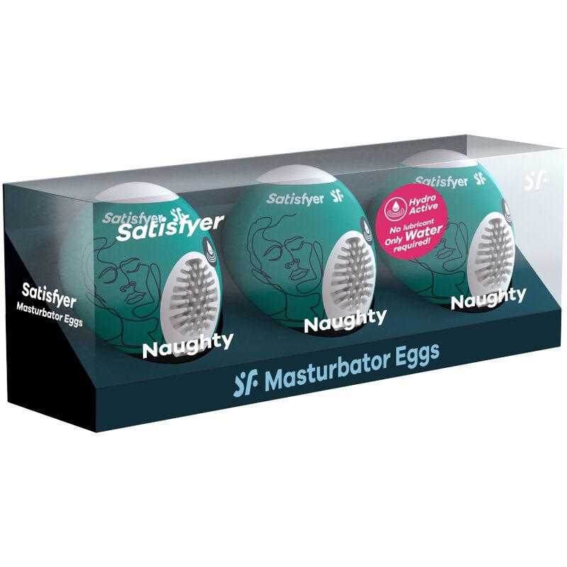 SATISFYER – 3 OVOS MASTURBADOR NAUGHTY