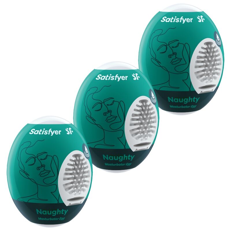 SATISFYER – 3 OVOS MASTURBADOR NAUGHTY