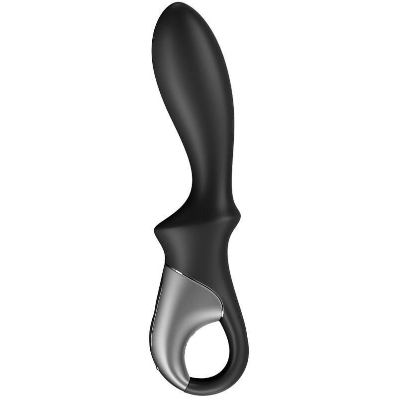 SATISFYER – APLICATIVO VIBRADOR ANAL HEAT CLIMAX PRETO