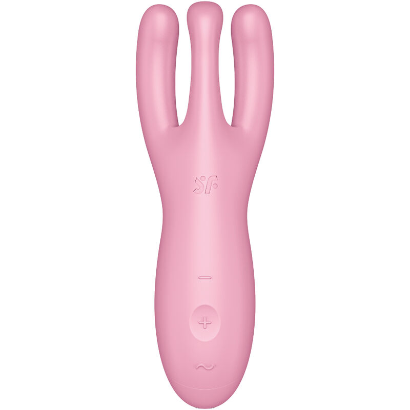 SATISFYER – APP VIBRADOR THREESOME 4 ROSA