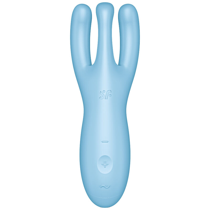 SATISFYER – APP VIBRADOR THREESOME 4 AZUL