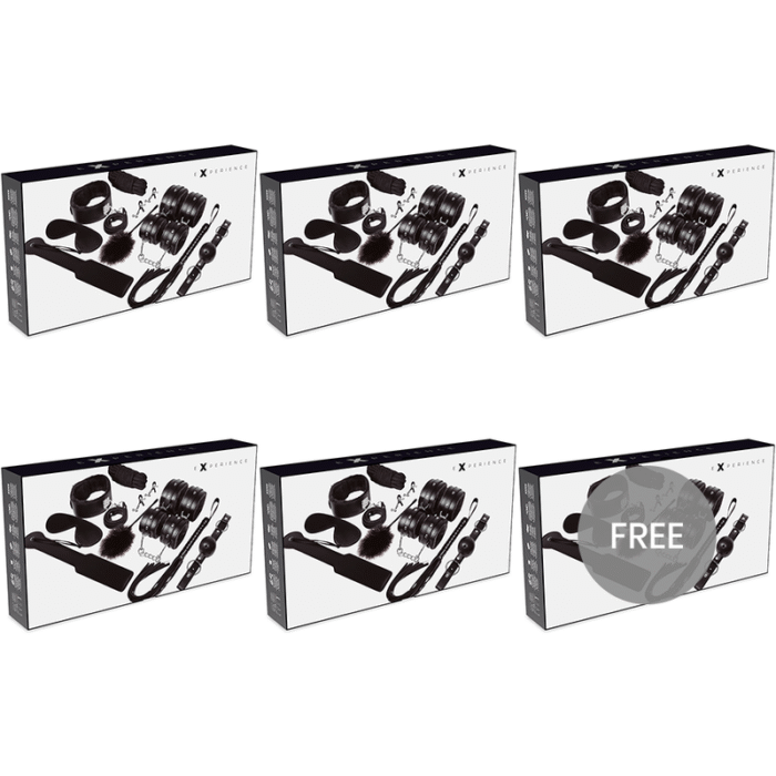EXPERIENCE – KIT FETISH BDSM SÉRIE PRETA 5+1 GRTIS