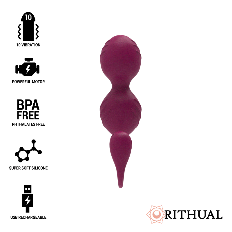 RITHUAL – NISHA BOLAS DE KEGEL VIBRATÓRIAS RECARREGVEIS ORQUÍDEA