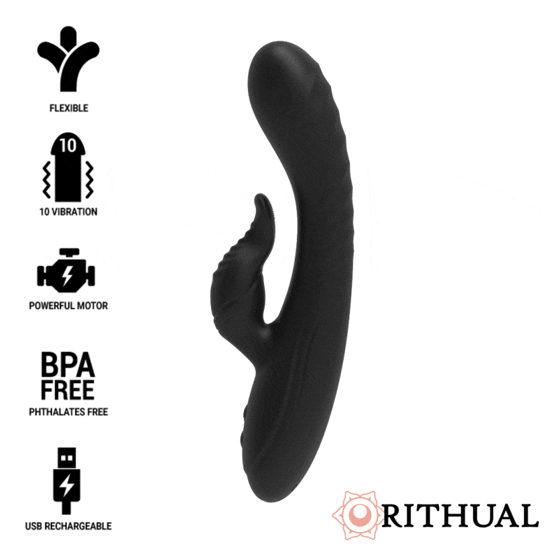 RITHUAL – ANUSARA DUPLO MOTOR RECARREGVEL 2.0 PRETO