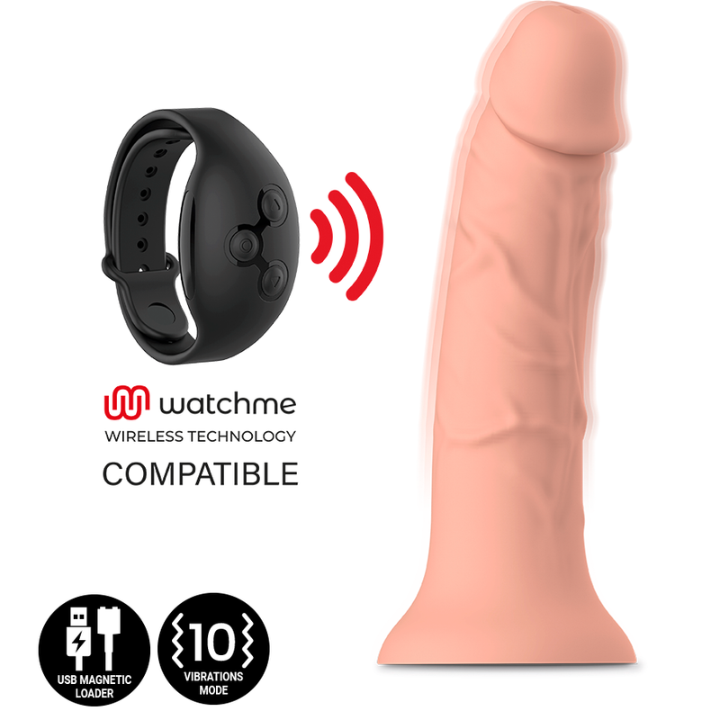 MYTHOLOGY – ASHER ORIGINAL DILDO M – VIBRADOR COMPATÍVEL COM A TECNOLOGIA WATCHME WIRELESS