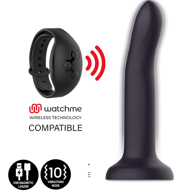 MYTHOLOGY – DUMAN MYSTIC DILDO L – VIBRADOR COMPATÍVEL COM A TECNOLOGIA WATCHME WIRELESS