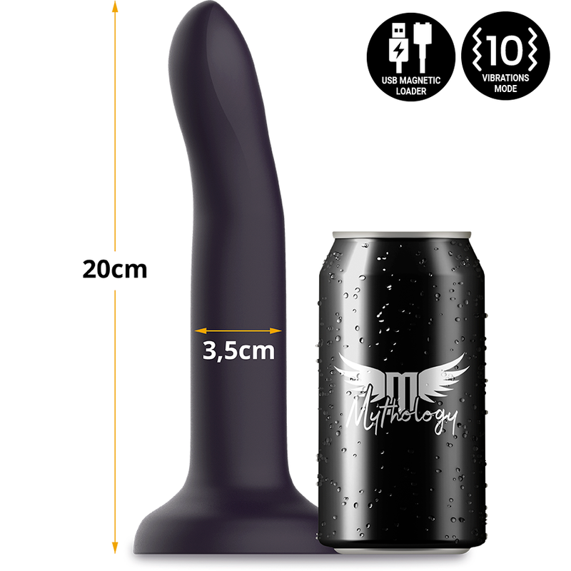 MYTHOLOGY – DUMAN MYSTIC DILDO L – VIBRADOR COMPATÍVEL COM A TECNOLOGIA WATCHME WIRELESS