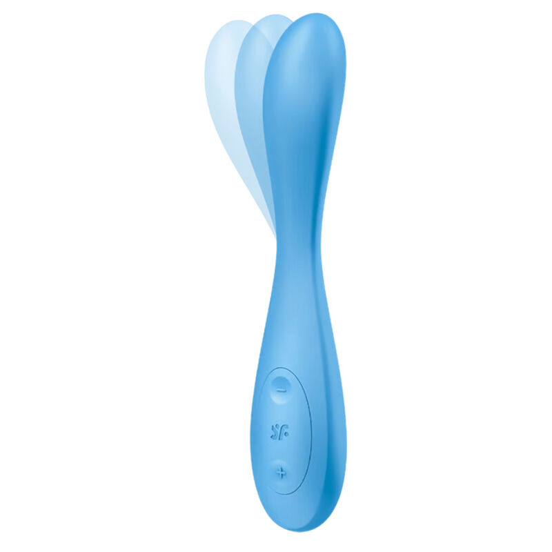 SATISFYER – APLICATIVO MULTIVIBRADOR G-SPOT FLEX 4+ AZUL