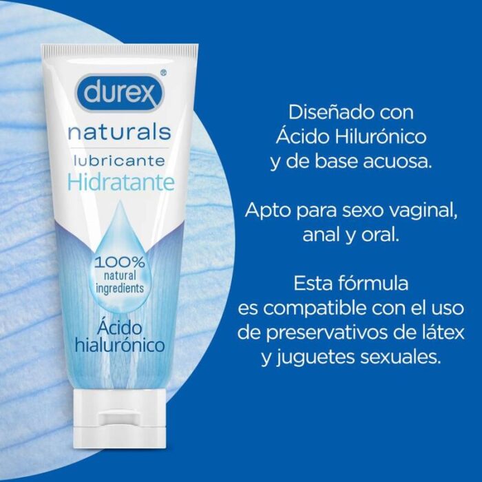 DUREX – LUBRIFICANTE HIDRATANTE NATURAIS 100 ML
