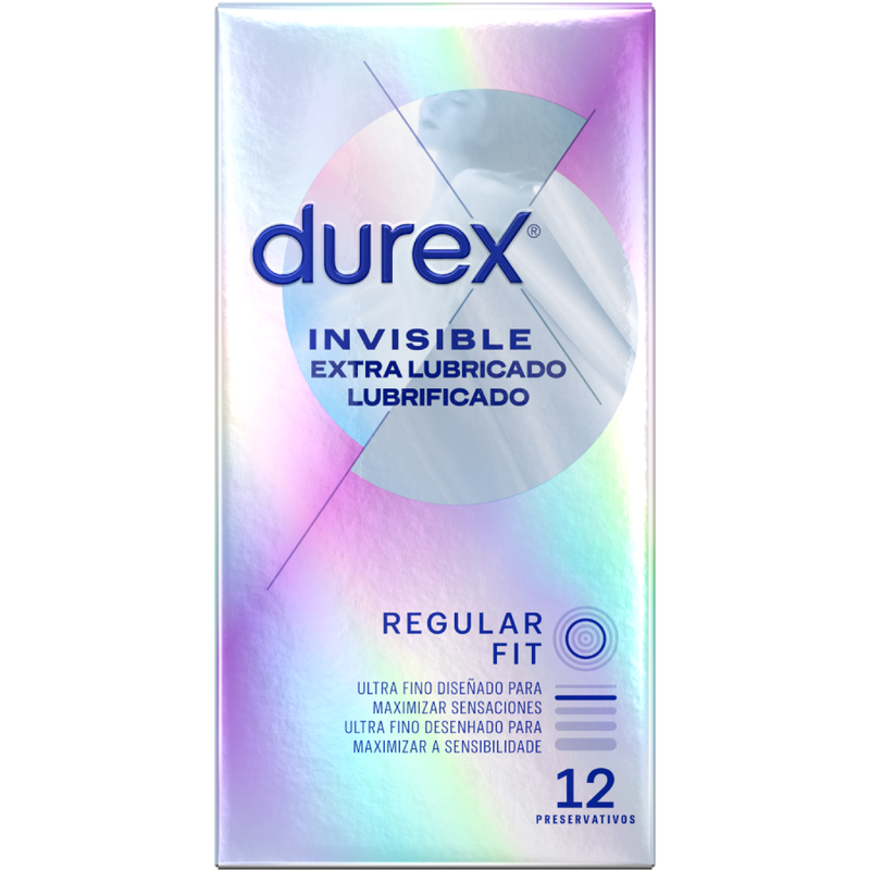 DUREX – INVISÍVEL EXTRA LUBRIFICADO 12 UNIDADES