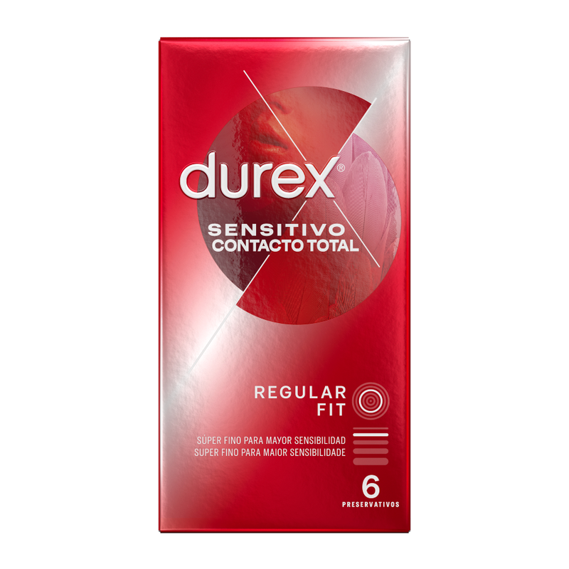 DUREX – CONTATO SENSÍVEL TOTAL 6 UNIDADES