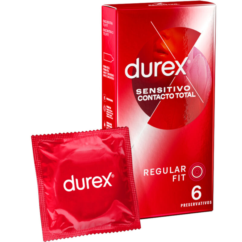 DUREX – CONTATO SENSÍVEL TOTAL 6 UNIDADES