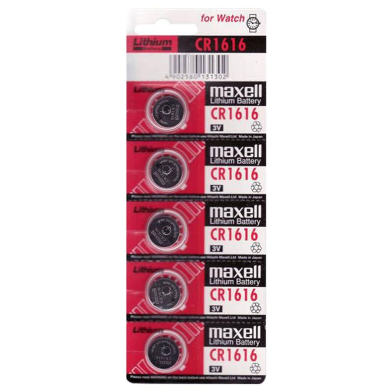 MAXELL – BATERIALITIO CR1616 3V 5UDS