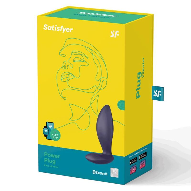 SATISFYER – PLUGUE DE ALIMENTAO ROXO