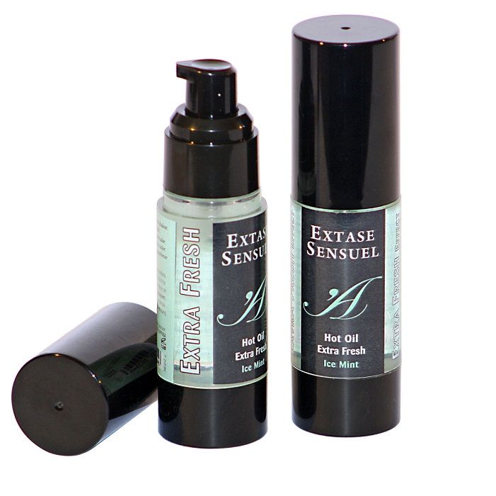 EXTASE SENSUAL – ÓLEO DE MASSAGEM COM EFEITO GELO EXTRA FRESCO 30 ML