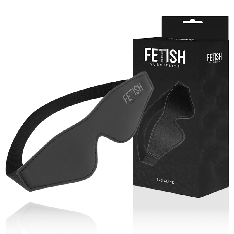 FETISH SUBMISSIVE – MSCARA DE COURO VEGANO COM FORRO DE NOPRENE
