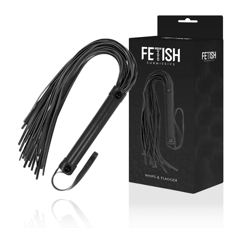 FETISH SUBMISSIVE – CHICOTE DE COURO VEGANO