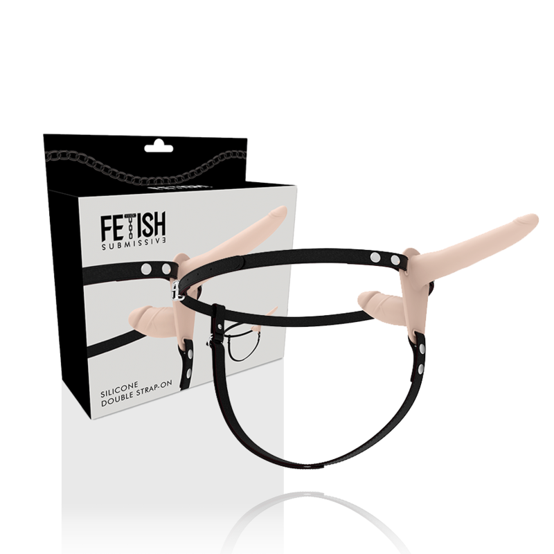 FETISH SUBMISSIVE HARNESS – DUPLA PENETRAÇÃO DE CARNE