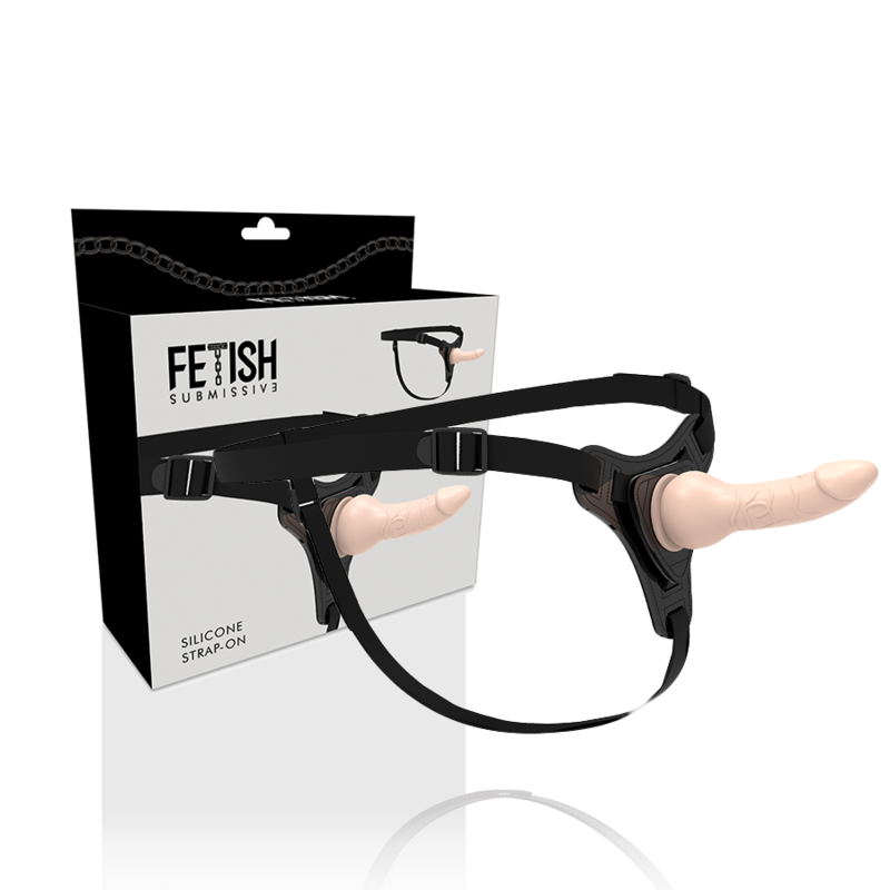 FETISH SUBMISSIVE HARNESS – SILICONE REALÍSTICO DE CARNE 16CM