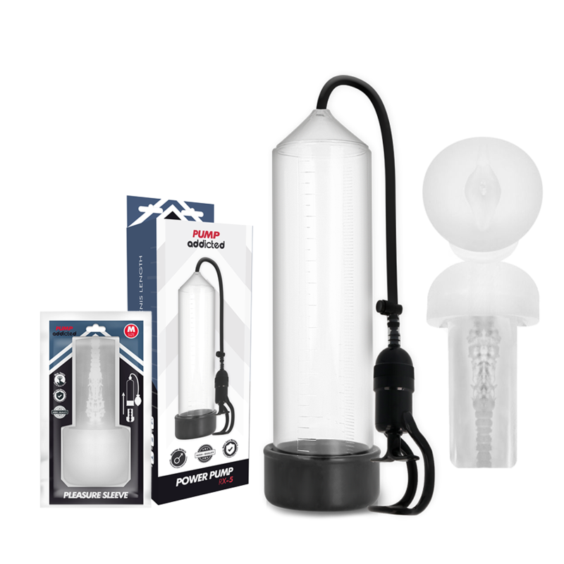 PUMP ADDICTED – RX5 TRANSPARENTE COM MASTURBADOR