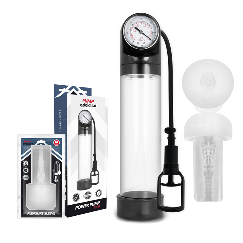 PUMP ADDICTED – RX9 TRANSPARENTE COM MASTURBADOR