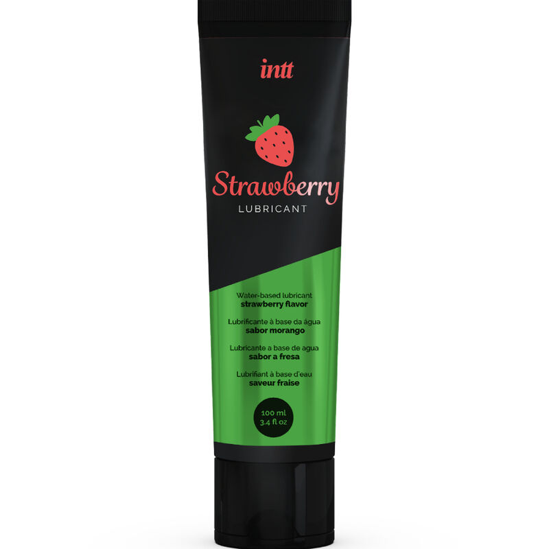 INTT LUBRICANTS – LUBRIFICANTE ÍNTIMO À BASE DE ÁGUA SABOR DE MORANGO