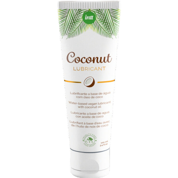 INTT – LUBRIFICANTE VEGANO BASE DE GUA COM INTENSO SABOR DE COCO