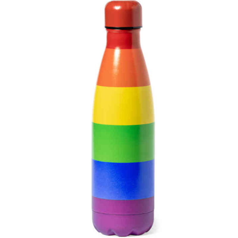 PRIDE – AQUECEDOR DE GUA METLICO COM BANDEIRA LGBT