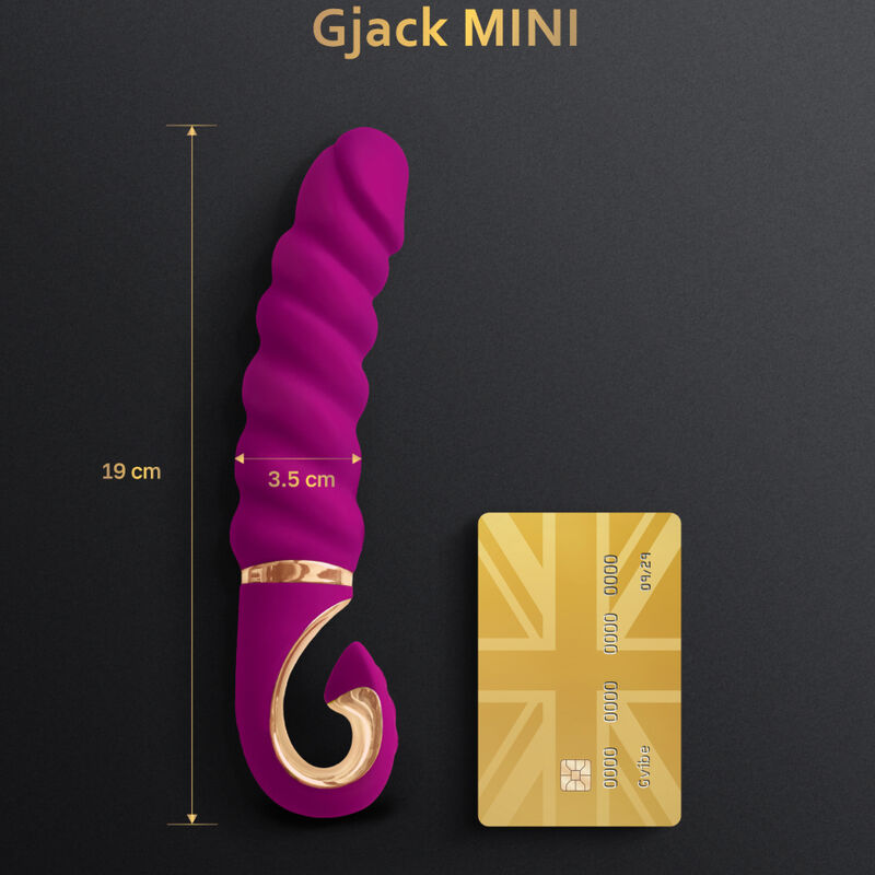 G-VIBE – GJACK MINI VIBRADOR DE SILICONE ROXO