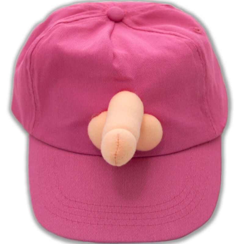 DIABLO PICANTE – BONÉ ROSA COM PÊNIS