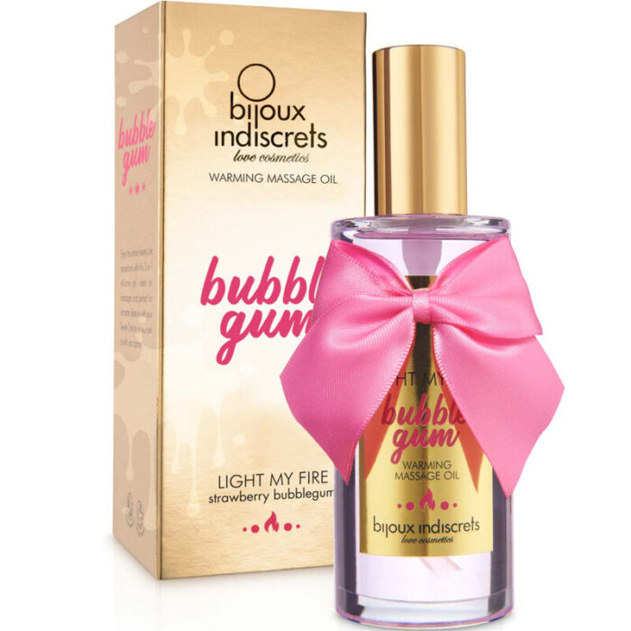 BIJOUX – INDISCRETS ÓLEO DE MASSAGEM LIGHT MY FIRE EFEITO DE CALOR SABOR GOMA