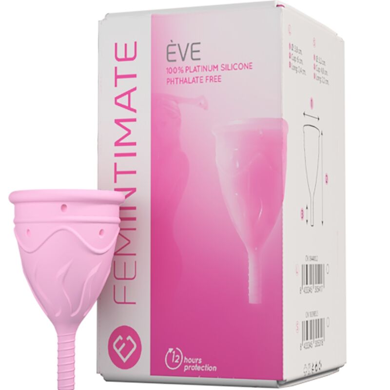 FEMINTIMATE – COPO MENSTRUAL DE SILICONE EVE – TAMANHO L