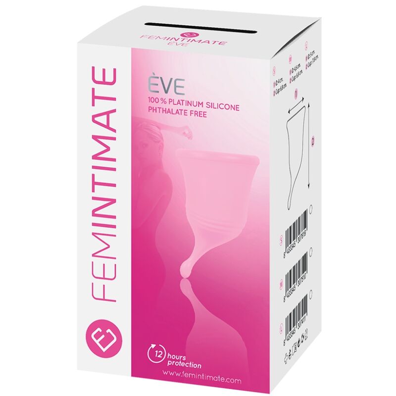 FEMINTIMATE – EVE NOVO COPO MENSTRUAL DE SILICONE – TAMANHO L