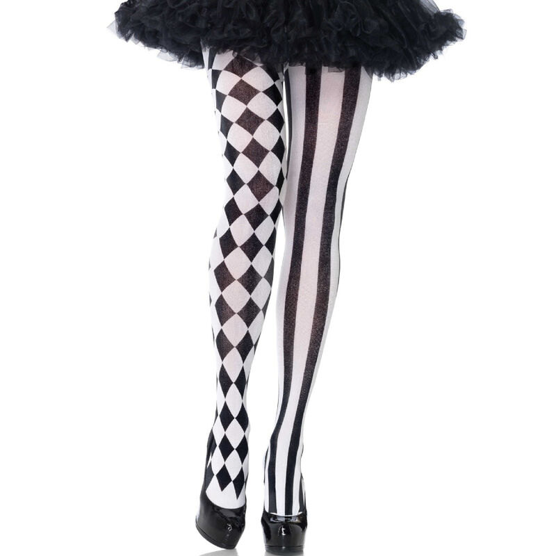 LEG AVENUE – CALAS ARLEQUIM PRETAS/BRANCAS
