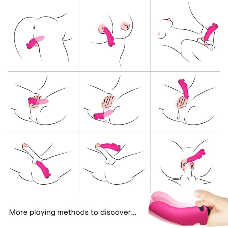 ARMONY – AURORA VIBRADOR DEDO FÚCSIA