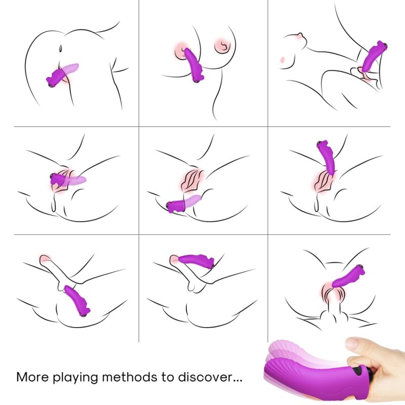 ARMONY – AURORA VIBRADOR DEDO ROXO