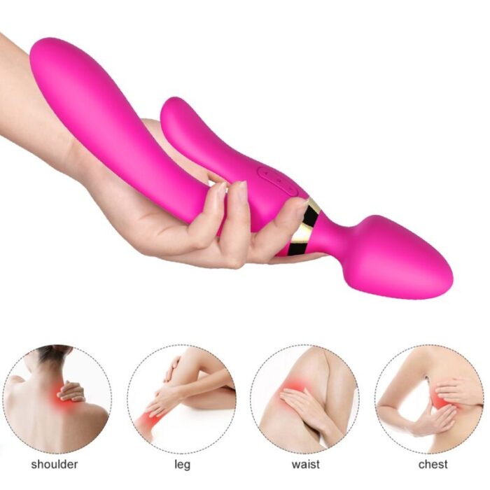 ARMONY – MASSAGER E VIBRADOR COELHO FÚCSIA