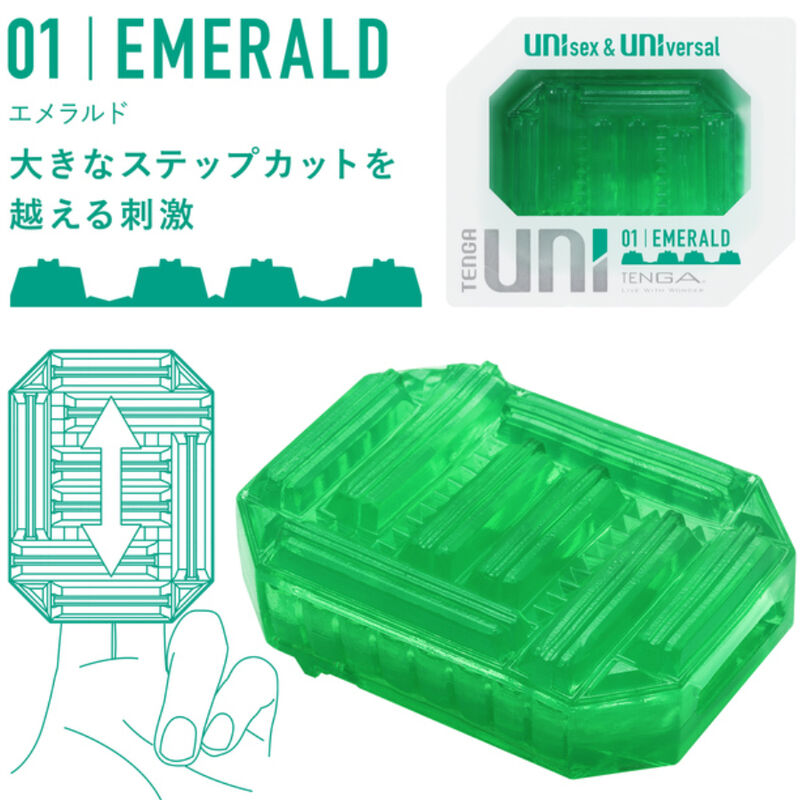 TENGA – DEDAL MASTURBADOR UNI ESMERALDA