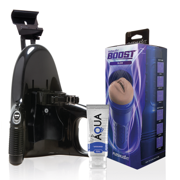 FLESHLIGHT – BLOW LM FLESH RP + LANÇAMENTO UNIVERSAL + LUBRIFICANTE AQUA QUALITY 50 ML