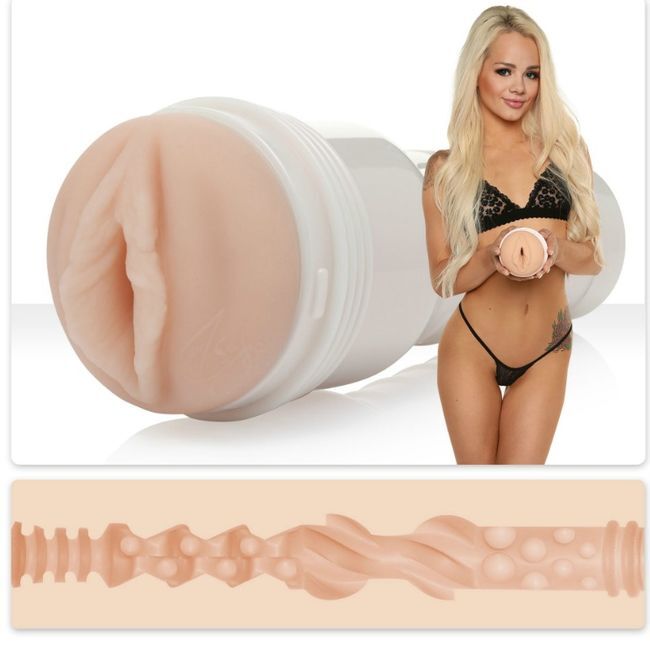 FLESHLIGHT – ELSA JEAN VAGINA SABOROSA + LANÇAMENTO UNIVERSAL + LUBRIFICANTE AQUA QUALITY 50 ML