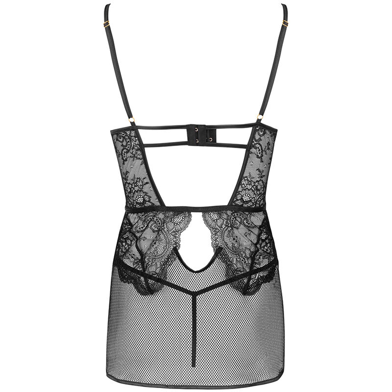 LIVCO CORSETTI FASHION - CAMISA BARIRIN LC 90633 + CALCINHA PRETA - Image 4