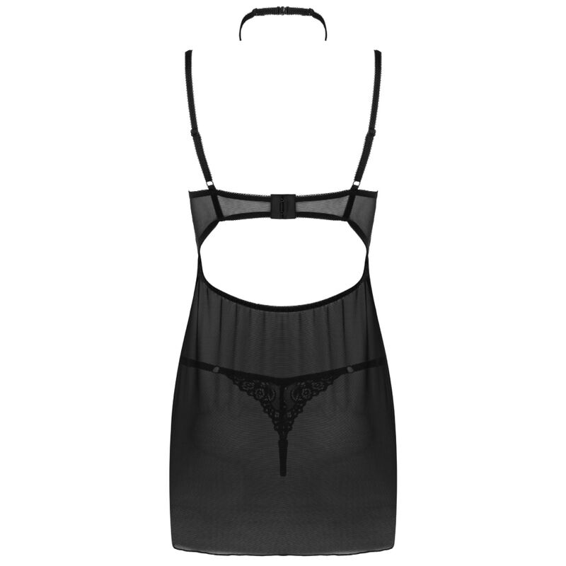 LIVCO CORSETTI FASHION - CONJUNTO BINELLA BABYDOLL + TANGA PRETO - Image 9