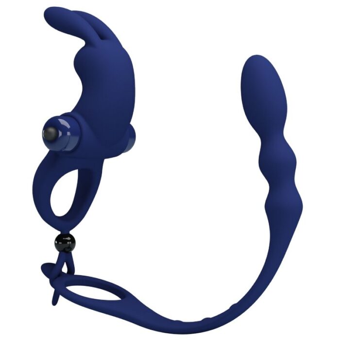 PRETTY LOVE – AYAD ANEL VIBRADOR COELHO COM PLUG AZUL