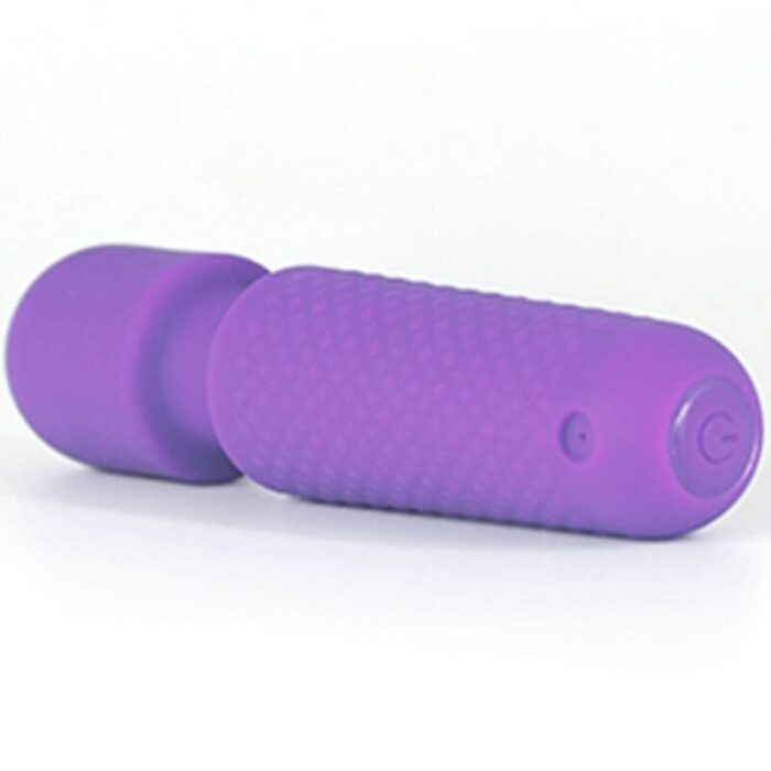 ARMONY – YOUR MAGIC MASSAGER E VIBRADOR RECARREGÁVEL 10 VIBRAÇÕES VARINHA PONTOS ROXO