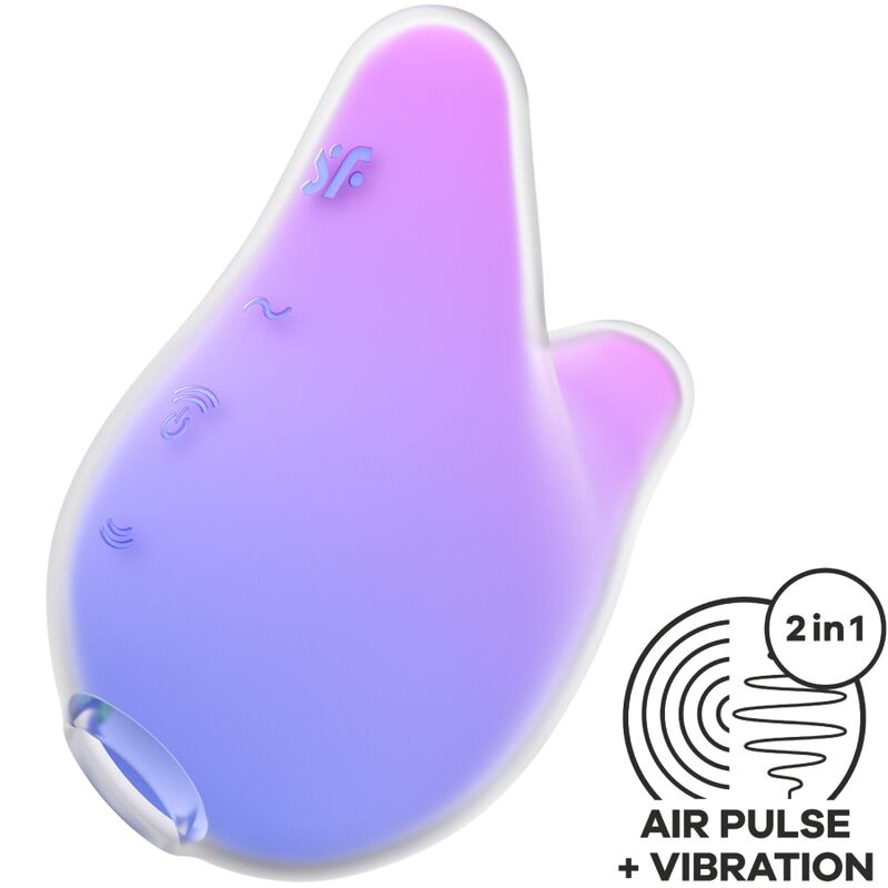 SATISFYER – MERMAID VIBES ESTIMULADOR E VIBRADOR VIOLETA E ROSA