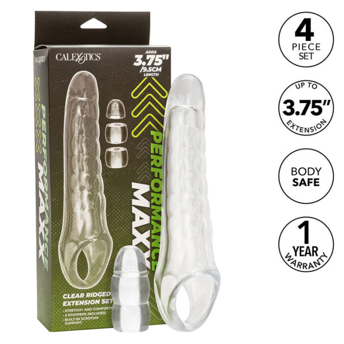 CALEXOTICS – MAXX PENIS EXTENDER AJUSTÁVEL TRANSPARENTE