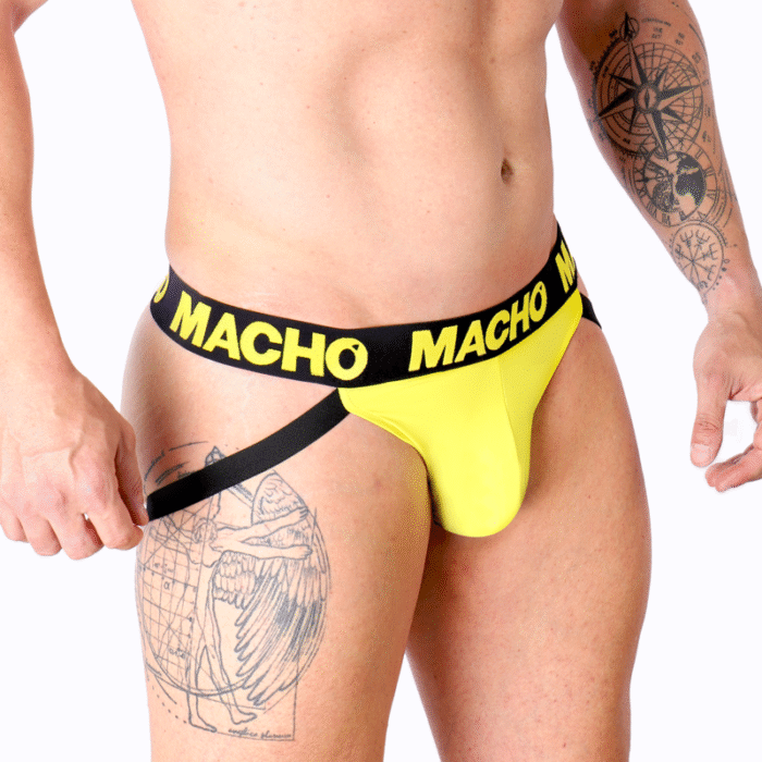 MACHO – MX25A JOCK LYCRA AMARELO S