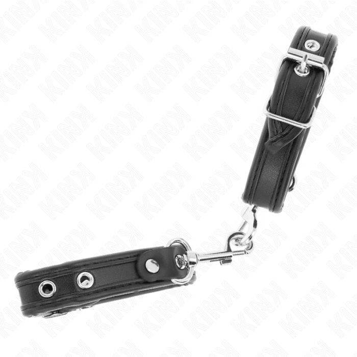 KINK – MINI PULSEIRAS PRETAS COM PREGOS AJUSTÁVEIS 16-22 CM X 2 CM