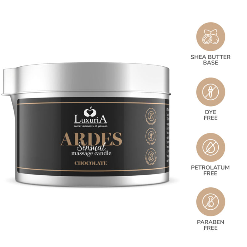 INTIMATELINE LUXURIA – VELA DE MASSAGEM DE CHOCOLATE