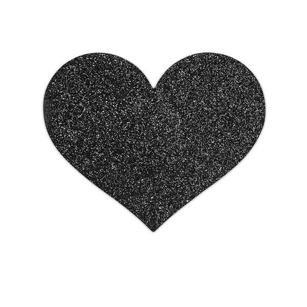 BIJOUX – INDISCRETS FLASH BLACK HEART NIPPLE CUTS